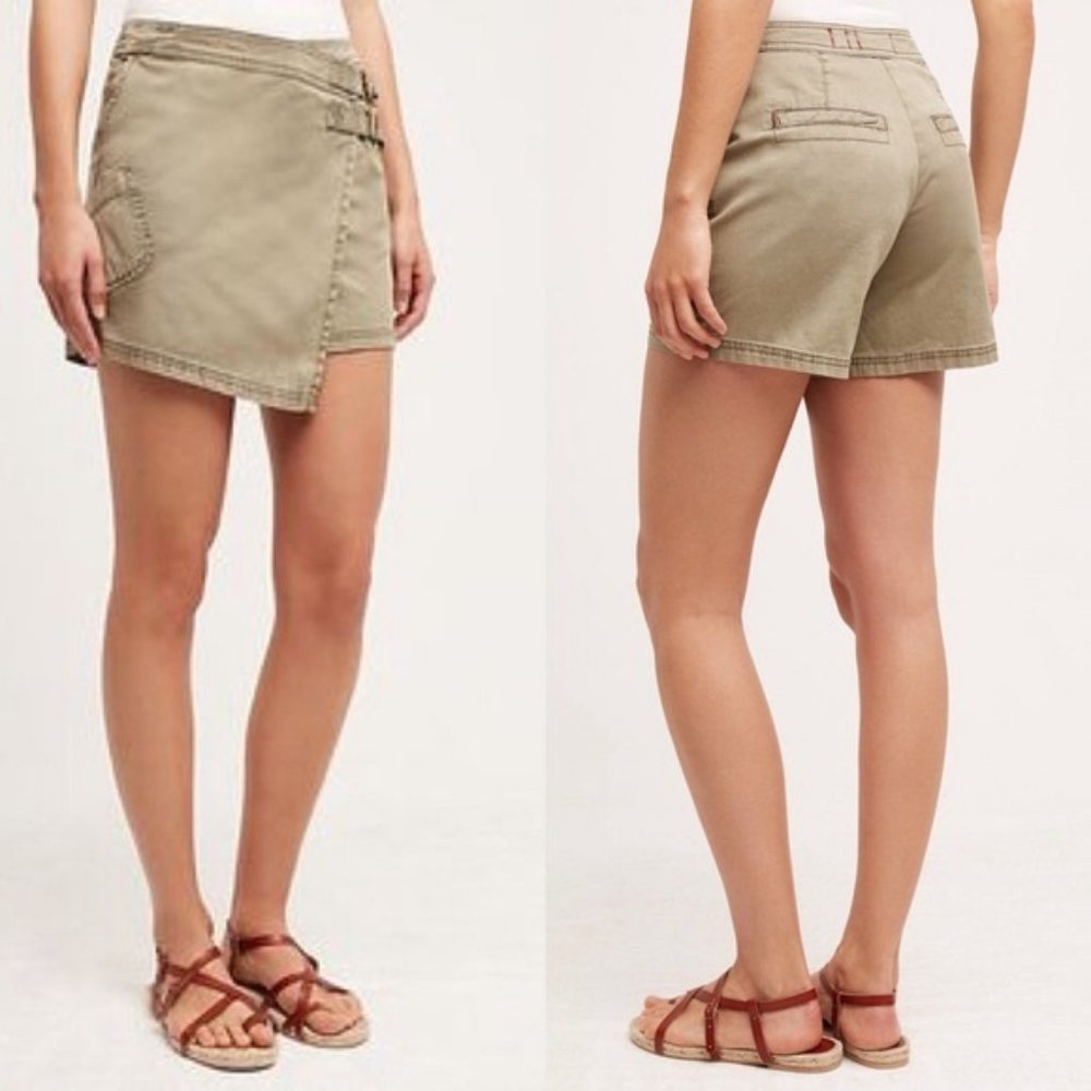 Anthropologie Utility Skort Hei Hei Asymmetrical